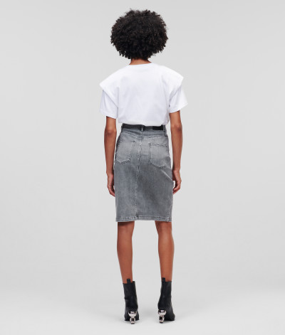 SUKŇA KARL LAGERFELD K/SPARKLE DENIM SKIRT - Fotografia č. 3