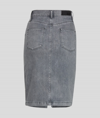 SUKŇA KARL LAGERFELD K/SPARKLE DENIM SKIRT - Fotografia č. 9