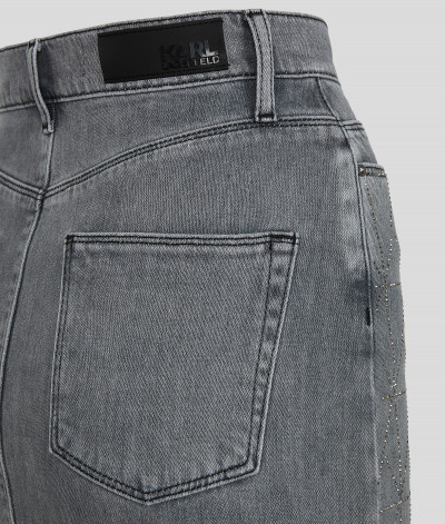 SUKŇA KARL LAGERFELD K/SPARKLE DENIM SKIRT - Fotografia č. 7