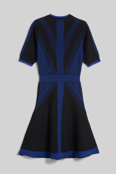 ŠATY KARL LAGERFELD 3/4 SLEEVE KNIT DRESS - Fotografie č. 2