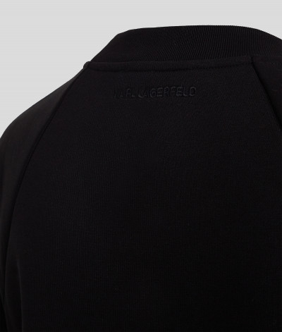 ŠATY KARL LAGERFELD MONOGRAM RHINESTONE SWEATDRESS - Fotografia č. 7