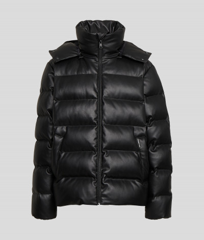 BUNDA KARL LAGERFELD UNISEX FAUX LEATHER DOWN JKT - Fotografie č. 1