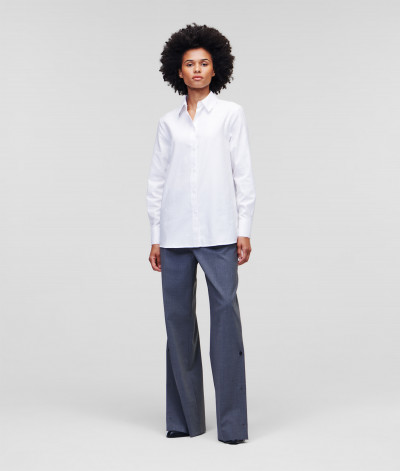 KOŠILE KARL LAGERFELD JACQUARD MONOGRAM SHIRT - Fotografie č. 1