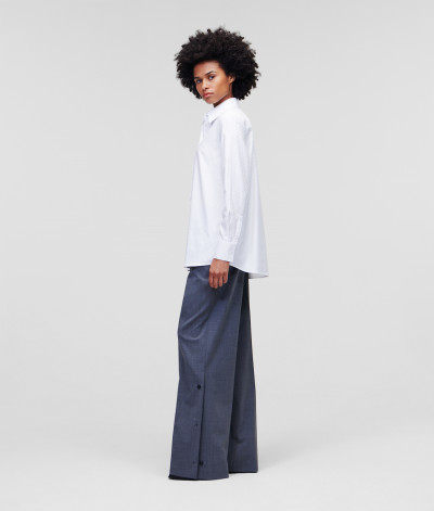 KOŠILE KARL LAGERFELD JACQUARD MONOGRAM SHIRT - Fotografie č. 2