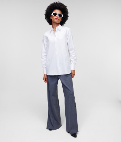 KOŠILE KARL LAGERFELD JACQUARD MONOGRAM SHIRT - Fotografie č. 4