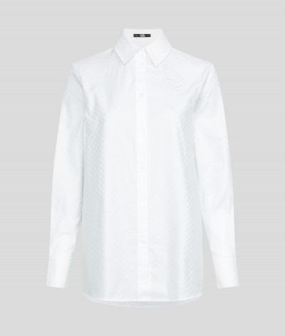 KOŠILE KARL LAGERFELD JACQUARD MONOGRAM SHIRT - Fotografie č. 8
