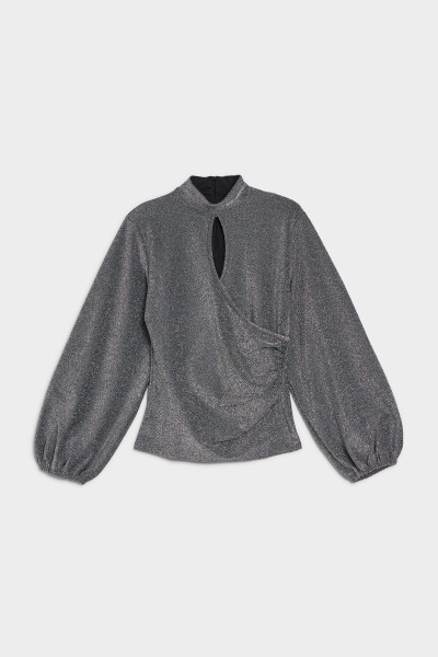 PÓLÓ KARL LAGERFELD EVENING LUREX TOP - Kép 1