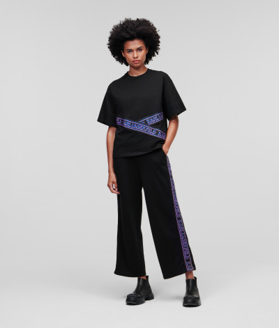 PÓLÓ KARL LAGERFELD LOGO TAPE T-SHIRT - Kép 1