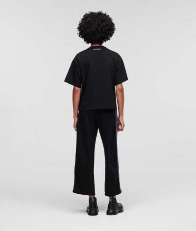 PÓLÓ KARL LAGERFELD LOGO TAPE T-SHIRT - Kép 3