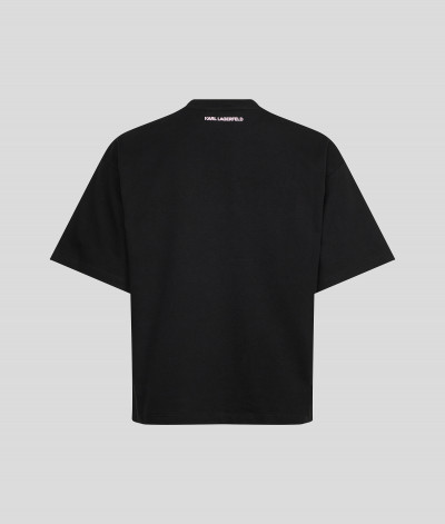 PÓLÓ KARL LAGERFELD LOGO TAPE T-SHIRT - Kép 9