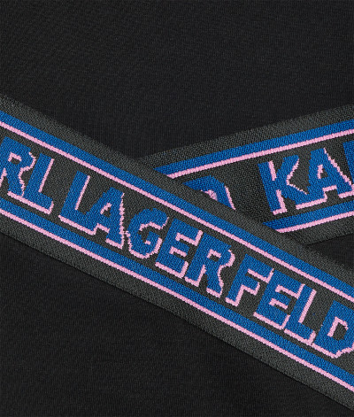 PÓLÓ KARL LAGERFELD LOGO TAPE T-SHIRT - Kép 6