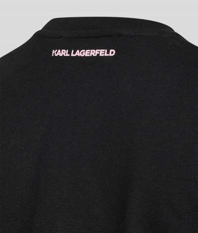 PÓLÓ KARL LAGERFELD LOGO TAPE T-SHIRT - Kép 7