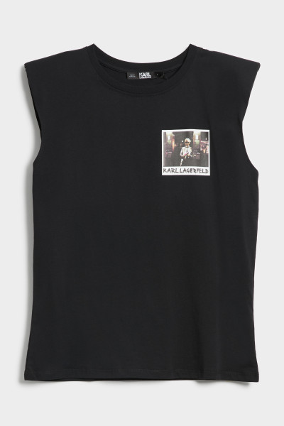TRIČKO KARL LAGERFELD KARL ARCHIVE TANK TOP - Fotografie č. 1