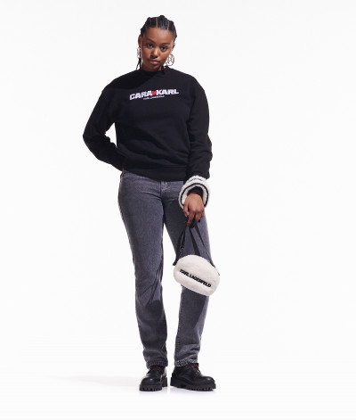 MIKINA KARL LAGERFELD KLXCD LOGO SWEATSHIRT - Fotografie č. 1