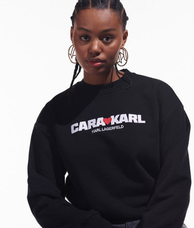 MIKINA KARL LAGERFELD KLXCD LOGO SWEATSHIRT - Fotografie č. 5