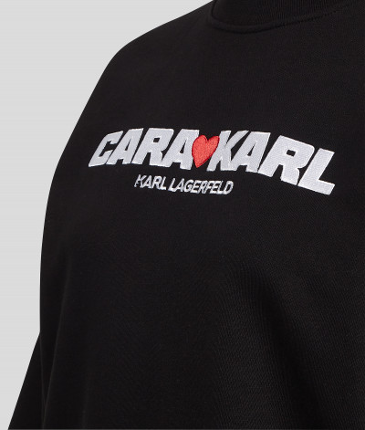 MIKINA KARL LAGERFELD KLXCD LOGO SWEATSHIRT - Fotografie č. 8