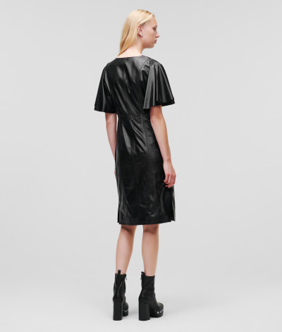 ŠATY KARL LAGERFELD LEATHER DRESS - Fotografia č. 3