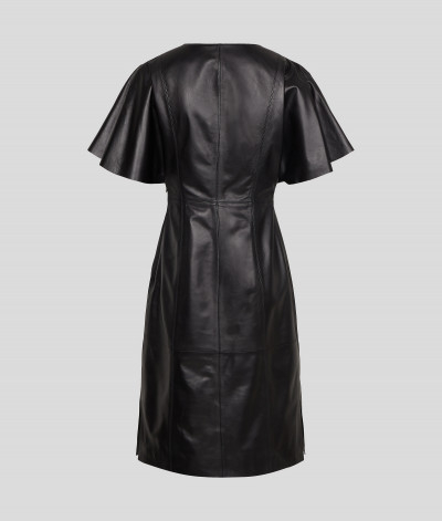ŠATY KARL LAGERFELD LEATHER DRESS - Fotografia č. 9