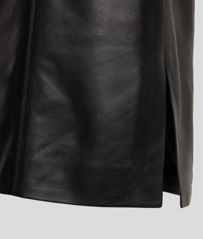 ŠATY KARL LAGERFELD LEATHER DRESS - Fotografia č. 7
