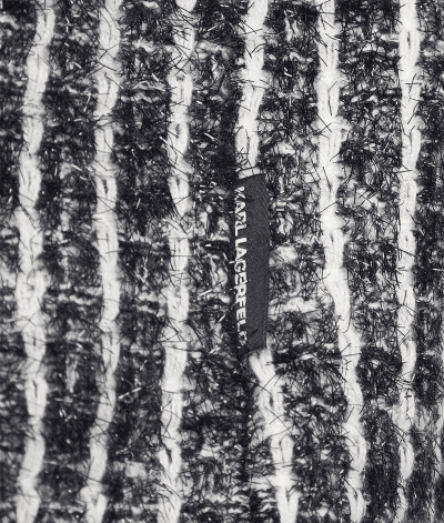 SVETR KARL LAGERFELD BOUCLE KNIT CARDIGAN - Fotografie č. 7