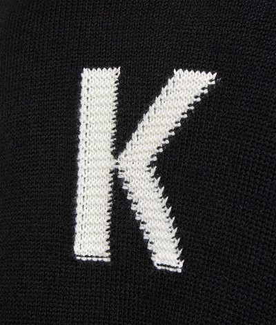 PULÓVER KARL LAGERFELD LONG KNIT TUNIC W/LOGO - Kép 7