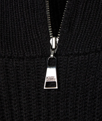 PULÓVER KARL LAGERFELD LONG KNIT TUNIC W/LOGO - Kép 6