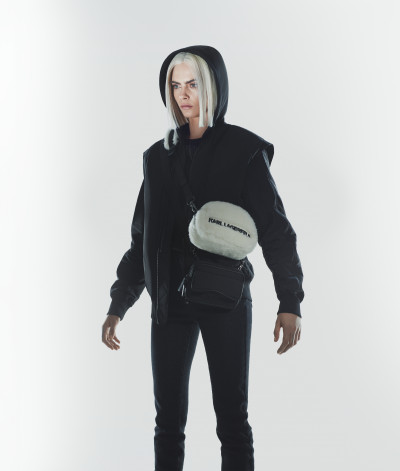 KABELKA KARL LAGERFELD KLXCD SHEARLING CB - Fotografie č. 1