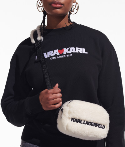 KABELKA KARL LAGERFELD KLXCD SHEARLING CB - Fotografie č. 4