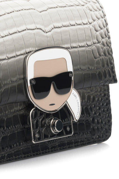 KABELKA KARL LAGERFELD K/IKONIK CROC SM CB GRADIENT - Fotografie č. 4