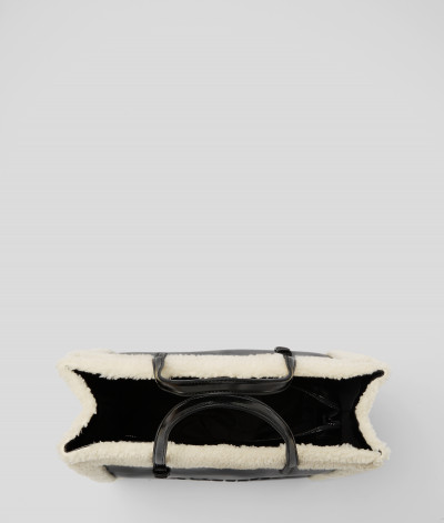 KABELKA KARL LAGERFELD K/SKUARE LG TOTE SHEARLING - Fotografia č. 4