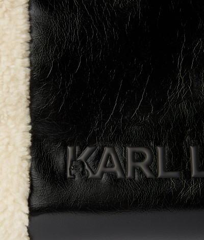 KABELKA KARL LAGERFELD K/SKUARE LG TOTE SHEARLING - Fotografia č. 6