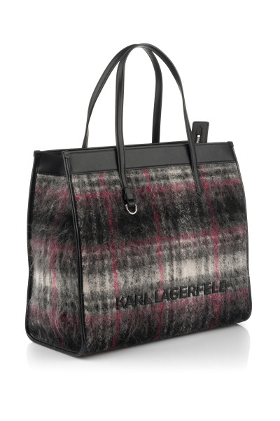 KABELKA KARL LAGERFELD K/SKUARE LG TOTE CHECKERS - Fotografia č. 1
