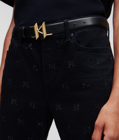 OPASEK KARL LAGERFELD K/SADDLE REV MD BELT - Fotografie č. 6