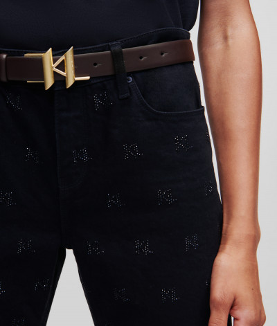 OPASEK KARL LAGERFELD K/SADDLE REV MD BELT - Fotografie č. 7