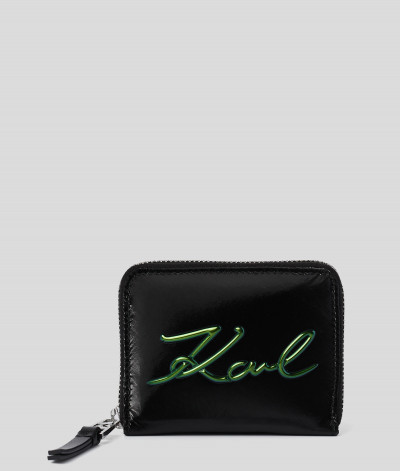 PENĚŽENKA KARL LAGERFELD K/SIGNATURE SOFT SM  ZIP WT - Fotografie č. 2