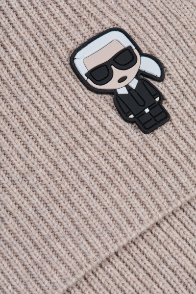ŠÁLA KARL LAGERFELD K/IKONIK PATCH KNIT SCARF - Fotografie č. 2