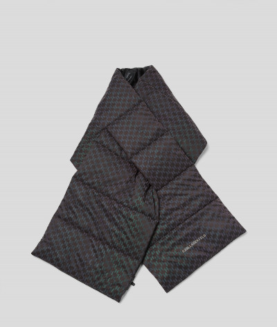 SÁL KARL LAGERFELD K/MONOGRAM REFL PUFFY SCARF - Kép 3