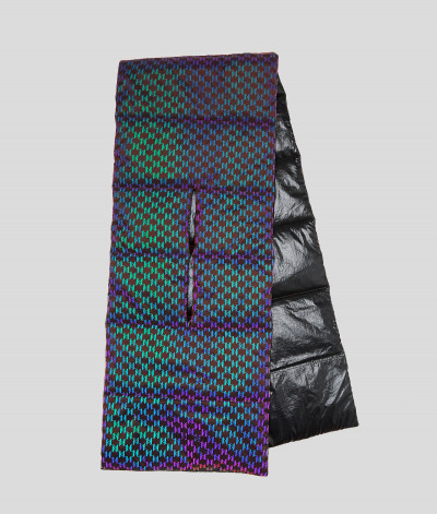 SÁL KARL LAGERFELD K/MONOGRAM REFL PUFFY SCARF - Kép 6