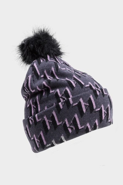 ČAPICA KARL LAGERFELD K/MONOGRAM BEANIE - Fotografia č. 1