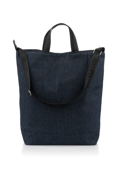 KABELKA KARL LAGERFELD K/LOGO DENIM CANVAS SHOPPER - Fotografia č. 3