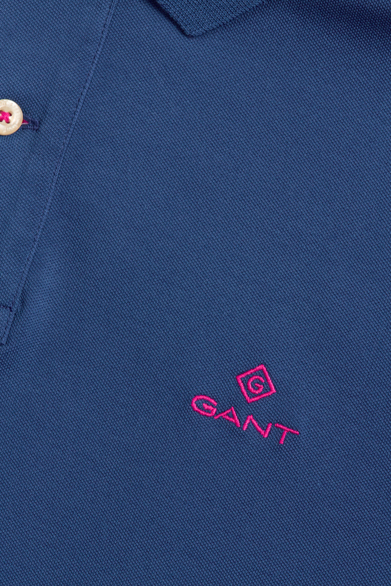 Gant Men Multi-Coloured Barstripe Piqué Polo Shirt