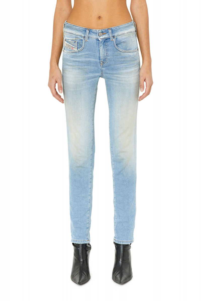 DŽÍNY DIESEL D-OLLIES-T SWEAT JEANS DENIM BLUE | VERMONT CZ
