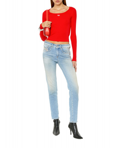 DŽÍNY DIESEL D-OLLIES-T SWEAT JEANS - Fotografie č. 1