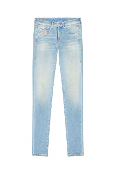 DŽÍNY DIESEL D-OLLIES-T SWEAT JEANS - Fotografie č. 6