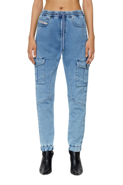 DŽÍNSY DIESEL D-URSY-NE SWEAT JEANS - Fotografia č. 2