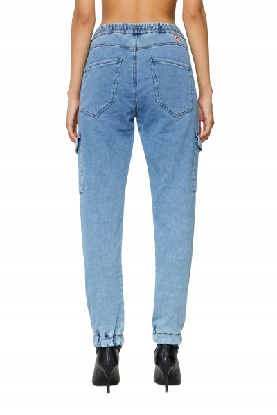 DŽÍNSY DIESEL D-URSY-NE SWEAT JEANS - Fotografia č. 4