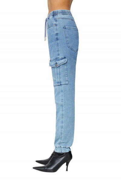 DŽÍNSY DIESEL D-URSY-NE SWEAT JEANS - Fotografia č. 3