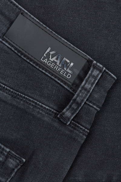 FARMER KARL LAGERFELD HIGH WAIST SKINNY DENIM PANTS - Kép 2