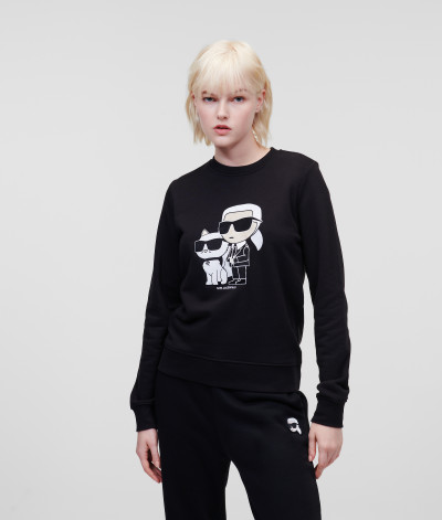 MELEGÍTŐ FELSŐ KARL LAGERFELD IKONIK 2.0 SWEATSHIRT - Kép 1