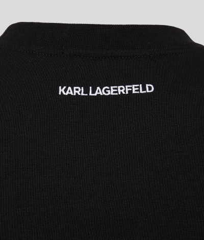MELEGÍTŐ FELSŐ KARL LAGERFELD IKONIK 2.0 SWEATSHIRT - Kép 9